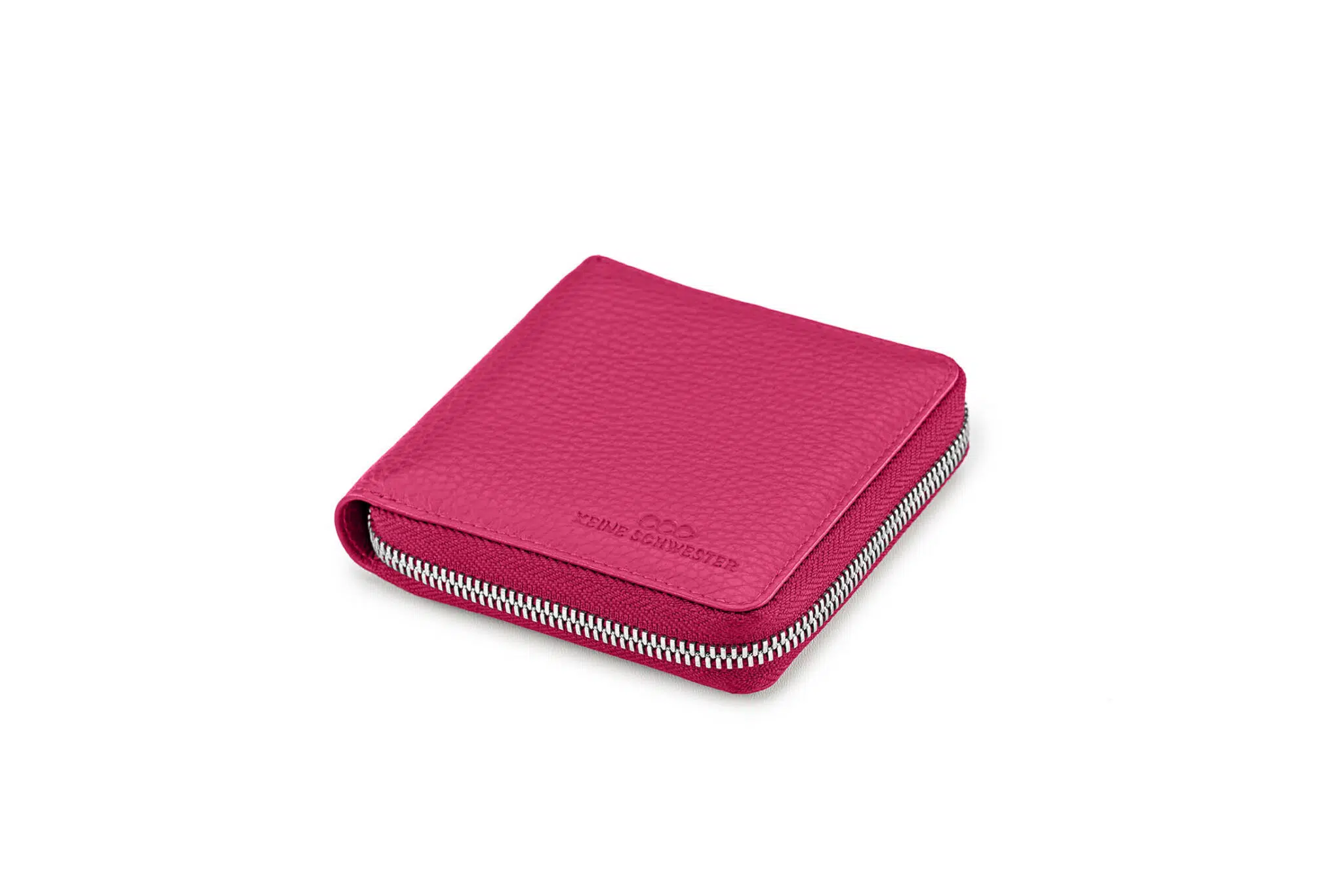 keineschwester-taschen-tragbar-leder-silber-LILLE_SOFT_pink_genarbt_B