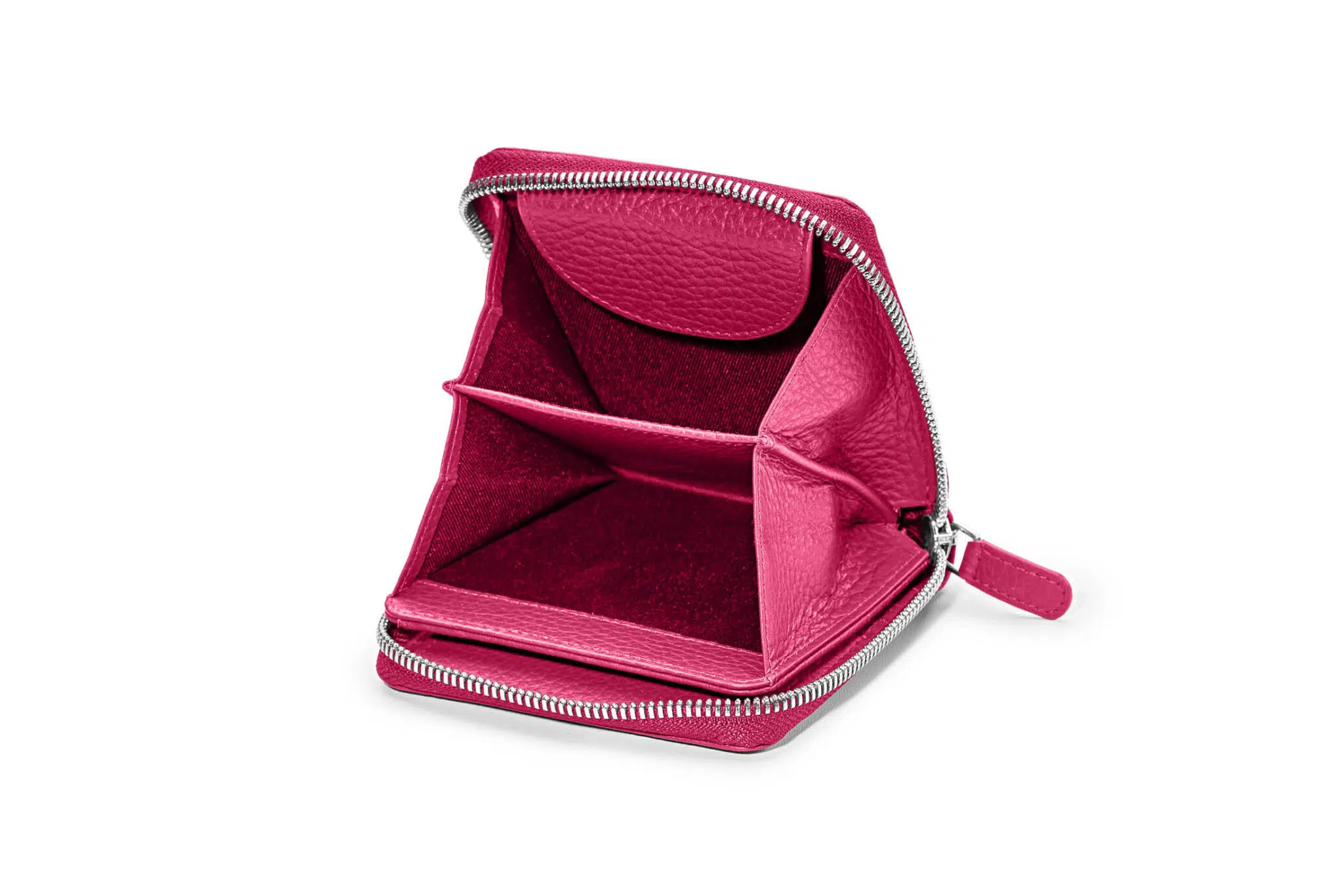 keineschwester-taschen-tragbar-leder-silber-LILLE_SOFT_pink_genarbt_C