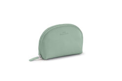 Anke - mint | silber | genarbt