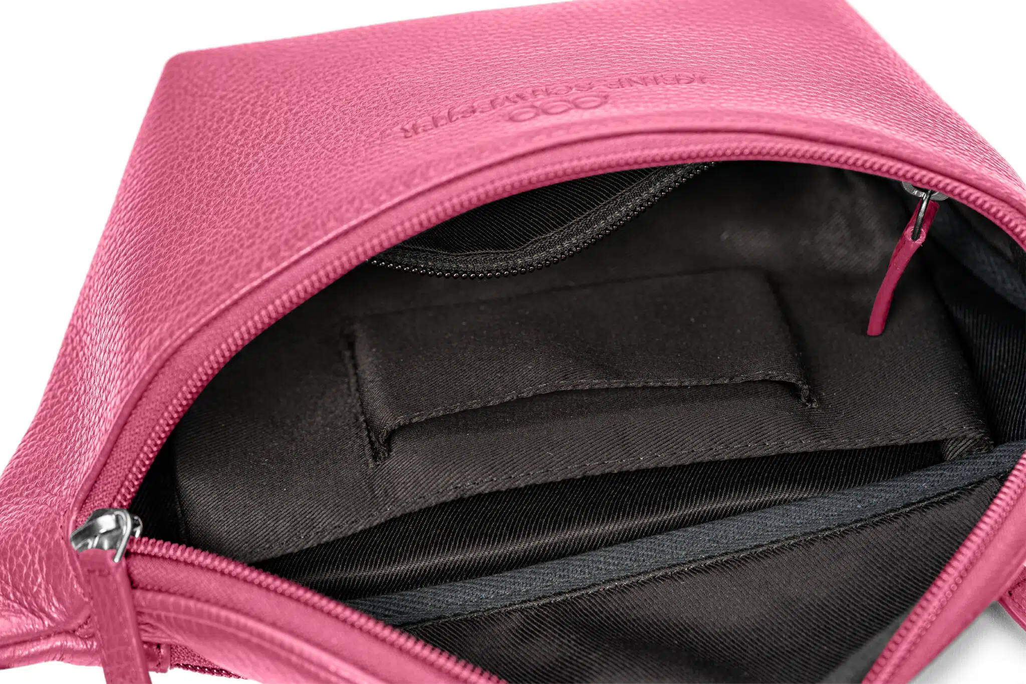 KEINESCHWESTER-KIM-pink-genarbt-silber-F