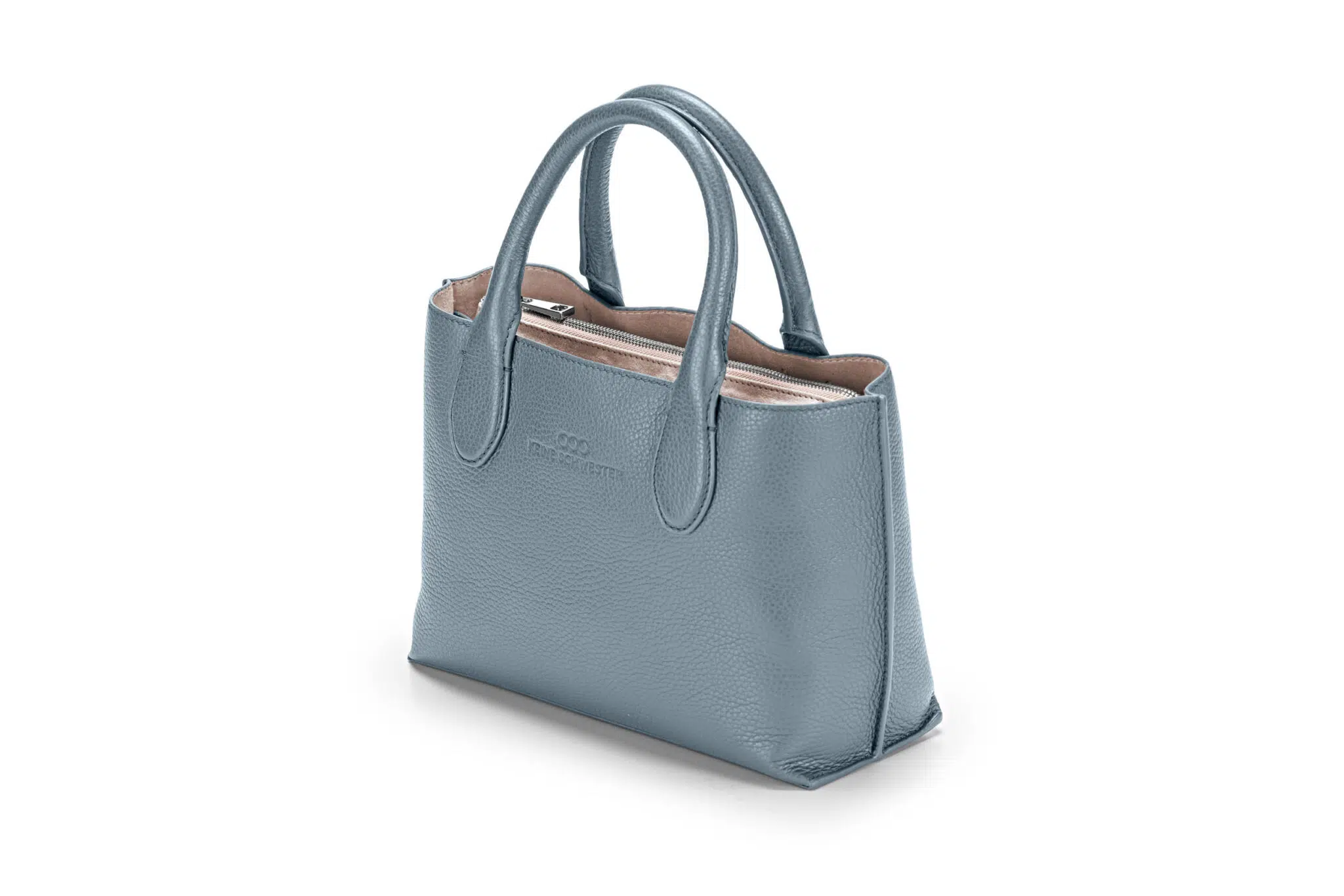 KEINESCHWESTER-LILLE-MARTJE-friesenblau-genarbt-silber-A