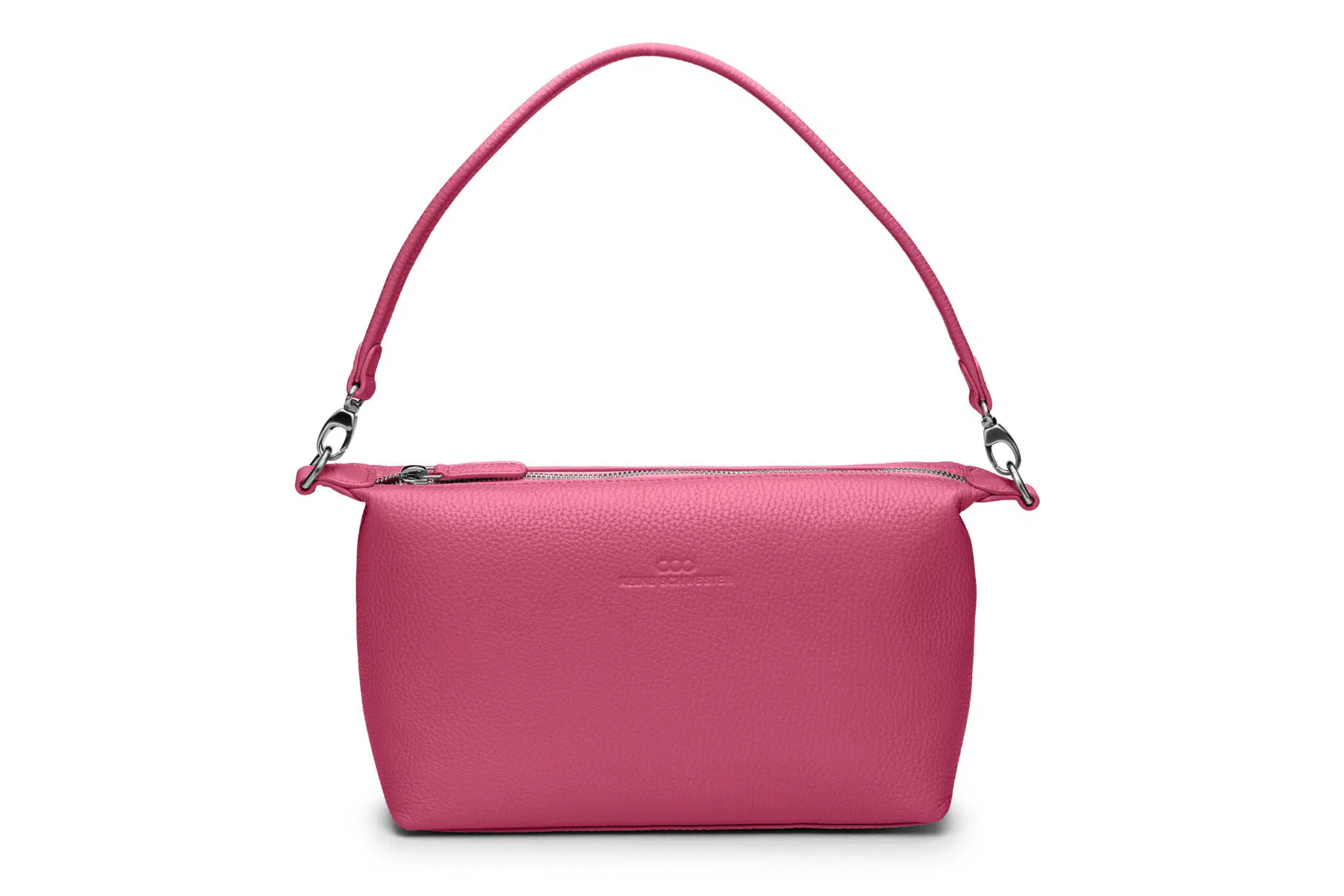 KEINESCHWESTER-IDA-pink-genarbt-silber-B