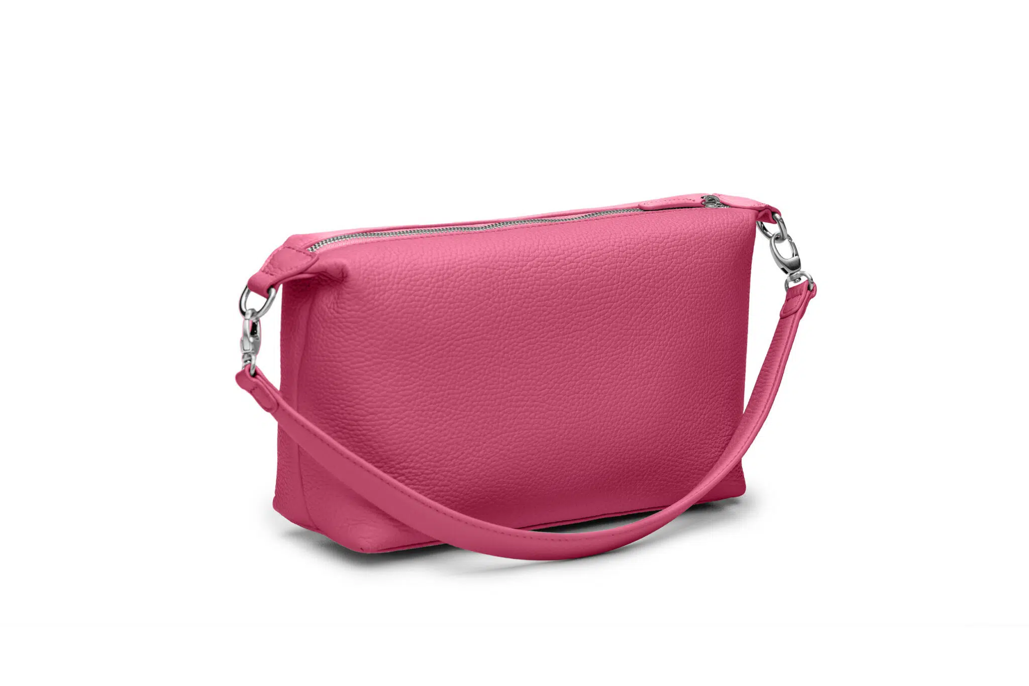 KEINESCHWESTER-IDA-pink-genarbt-silber-C