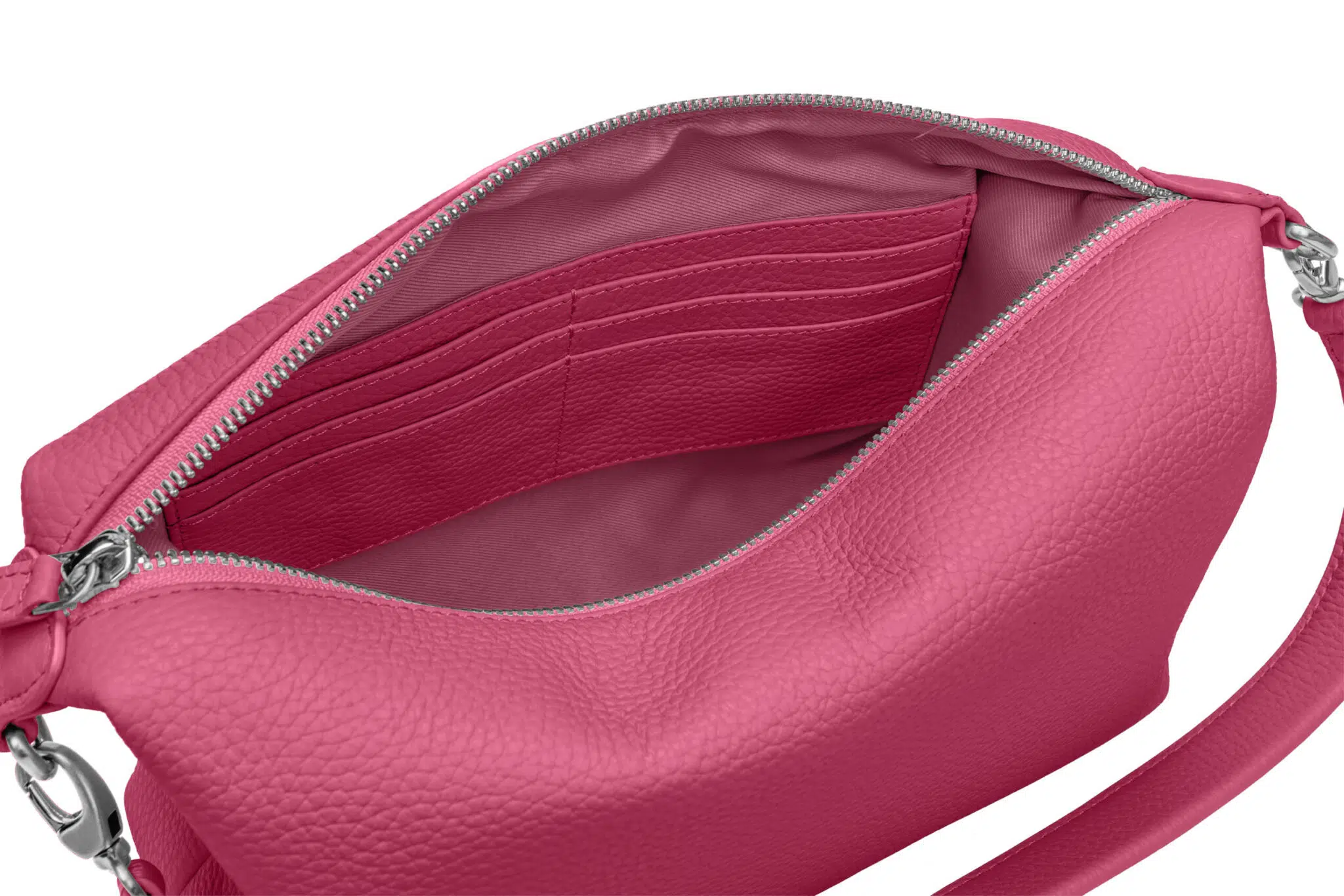 KEINESCHWESTER-IDA-pink-genarbt-silber-F