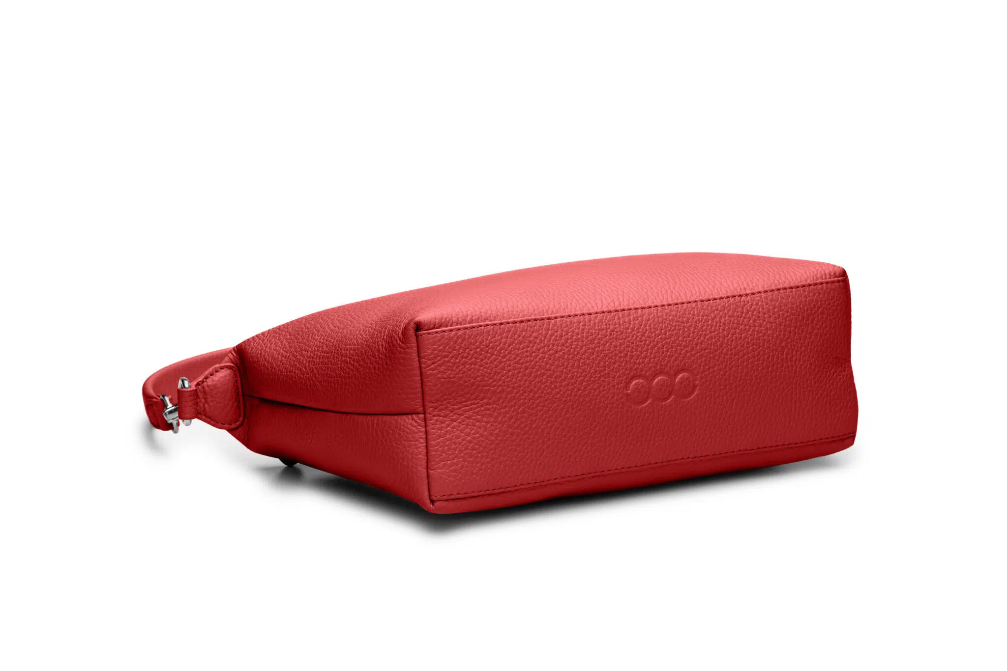 KEINESCHWESTER-IDA-rot-genarbt-silber-E