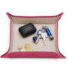 KEINESCHWESTER-Taschen-Entleerer-pink-beige-genarbt-silber-B