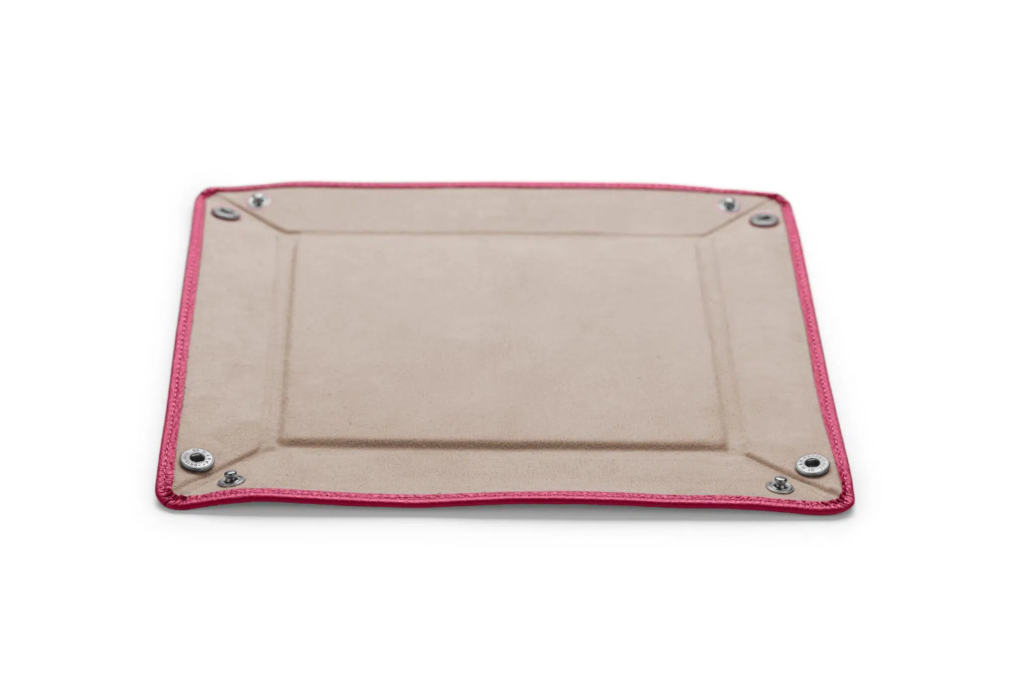 KEINESCHWESTER-Taschen-Entleerer-pink-beige-genarbt-silber-C