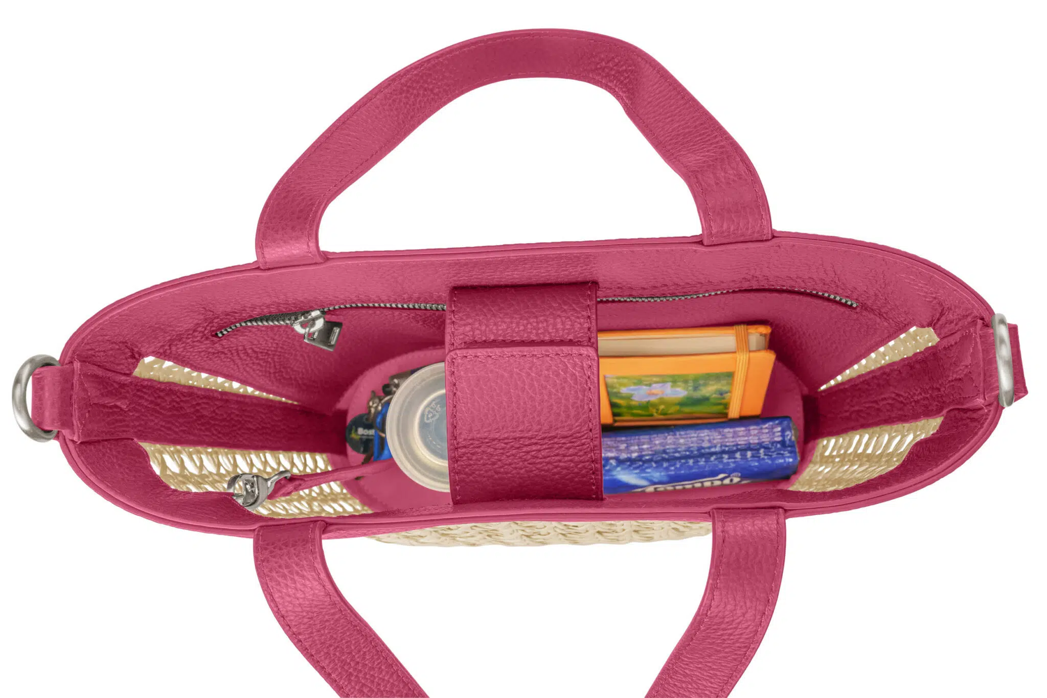 KEINESCHWESTER-CLEO-pink-genarbt-silber-H