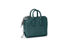 Schlüssel-LOTTA + JUST A DROP - petrol | silber | genarbt