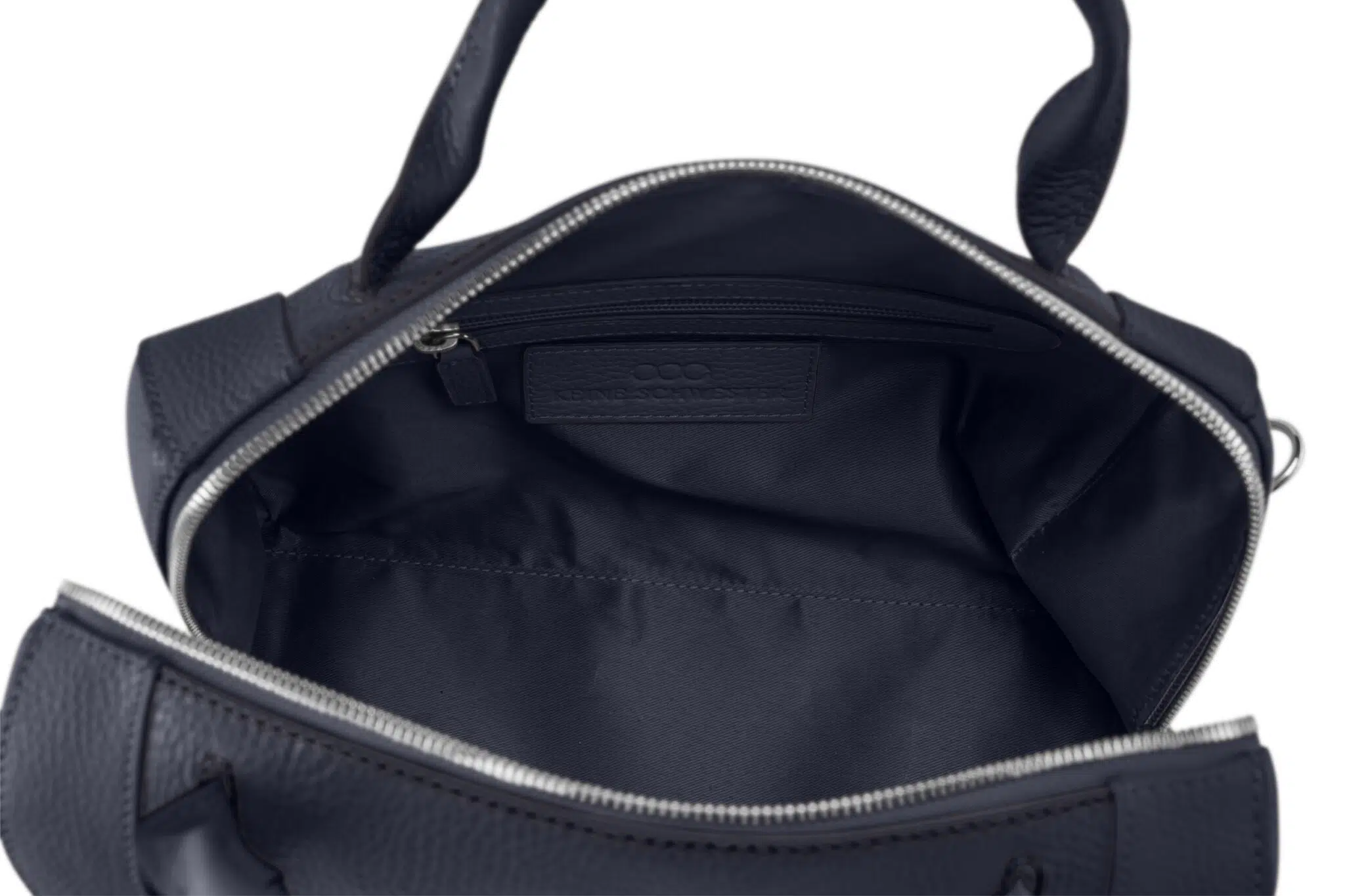 KEINESCHWESTER-MINI-LOTTA-nachtblau-genarbt-silber_H