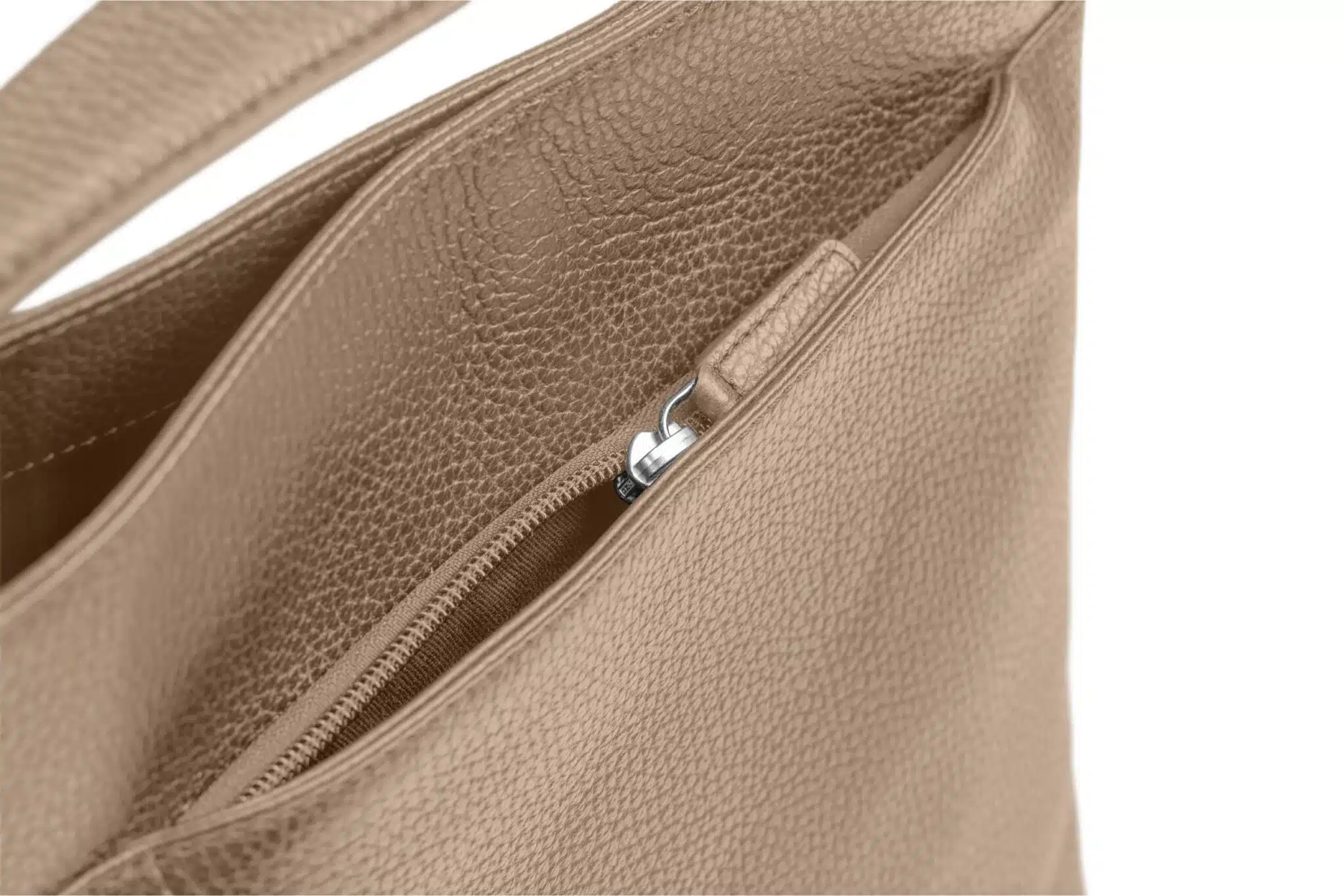 KEINESCHWESTER-MINI-THORA-taupe-genarbt-silber_D