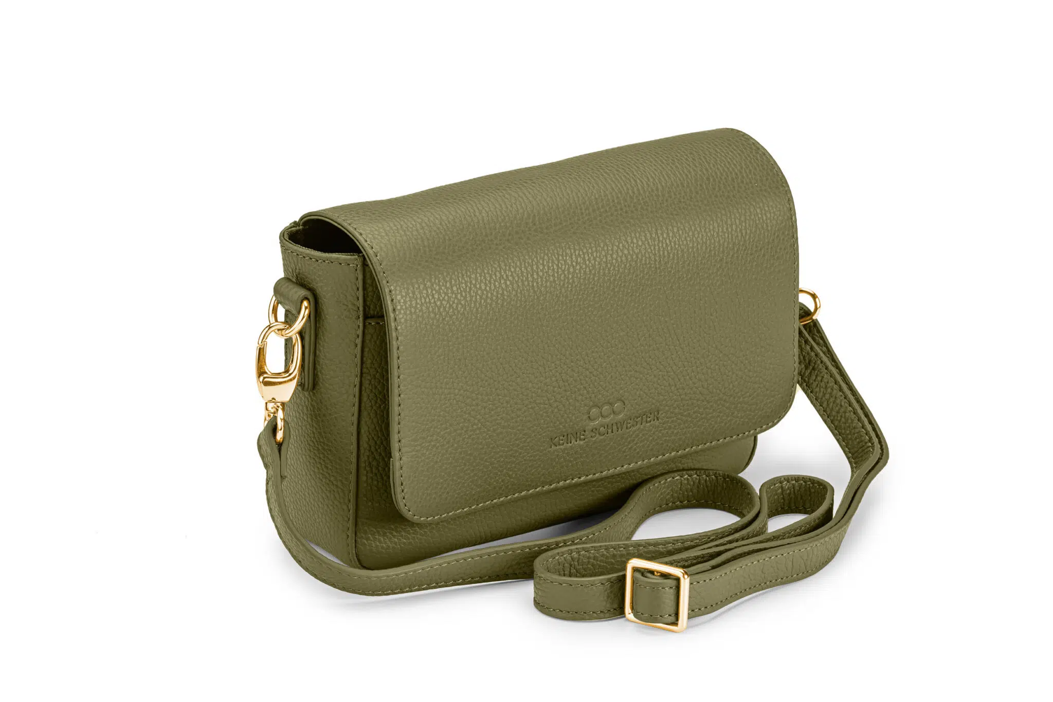 KEINESCHWESTER-SMILLA-oliv-genarbt-gold_A