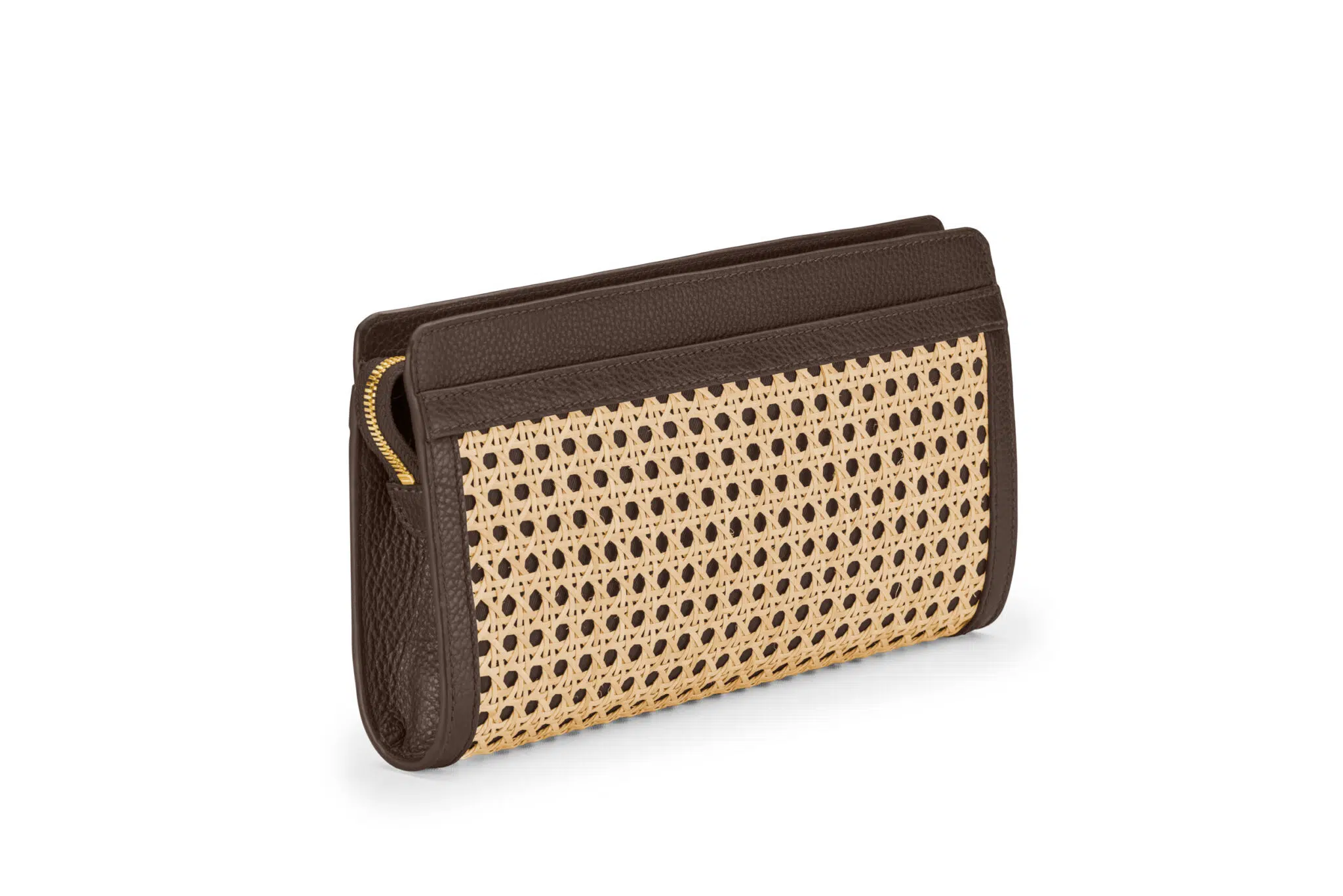 KEINESCHWESTER-tragbar-XL-clutch-wiener-dunkelbraun-genarbt-gold_B