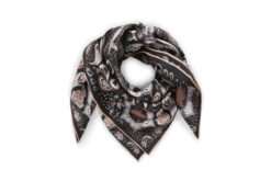 SEIDENTUCH Paisley schwarz