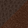 dunkelbraun | Wildleder | dunkelbraun | genarbt | gold