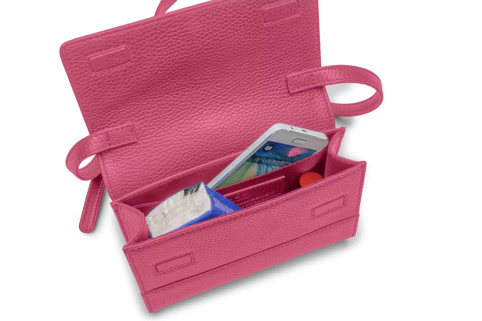 KEINESCHWESTER LILO Pink Genarbt Silber D