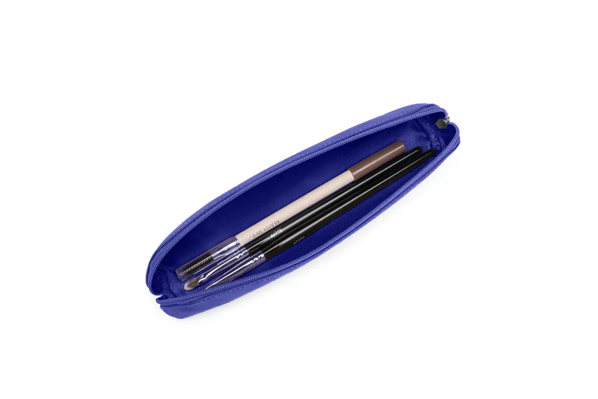 KEINESCHWESTER UTENSILO Kobaltblau Wildleder Silber C