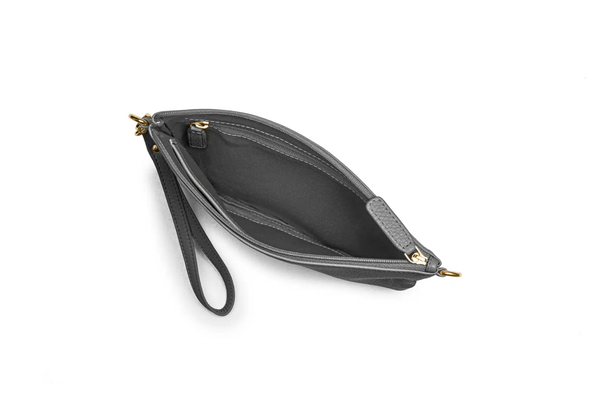 KEINESCHWESTER FENJA Dunkelgrau Genarbt Gold E