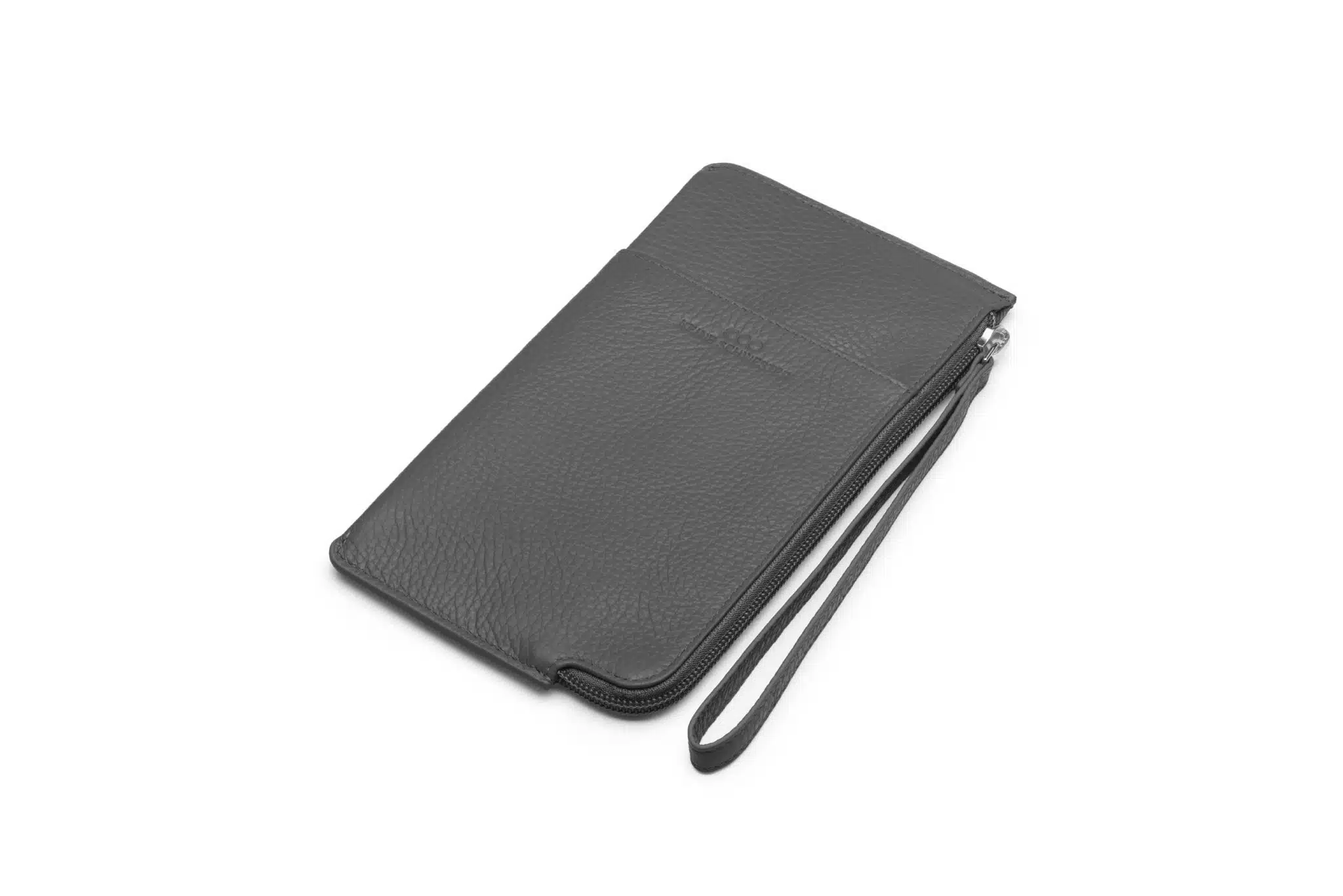 KEINESCHWESTER Reisemappe Dunkelgrau Genarbt Silber A