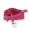 KEINESCHWESTER DUO Schluesseltasche Pink Genarbt Silber B
