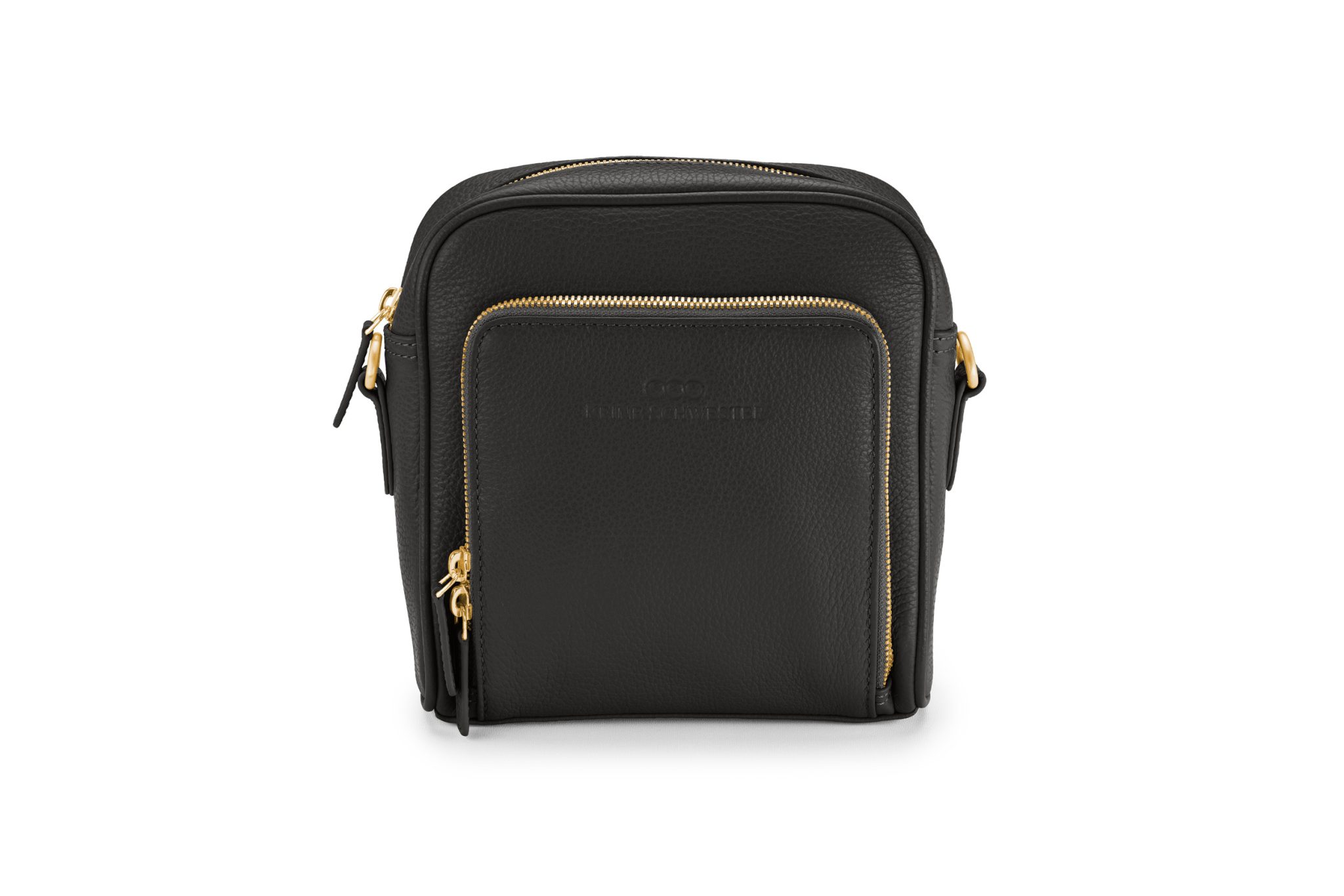 KEINESCHWESTER BO Schwarz Genarbt Gold B