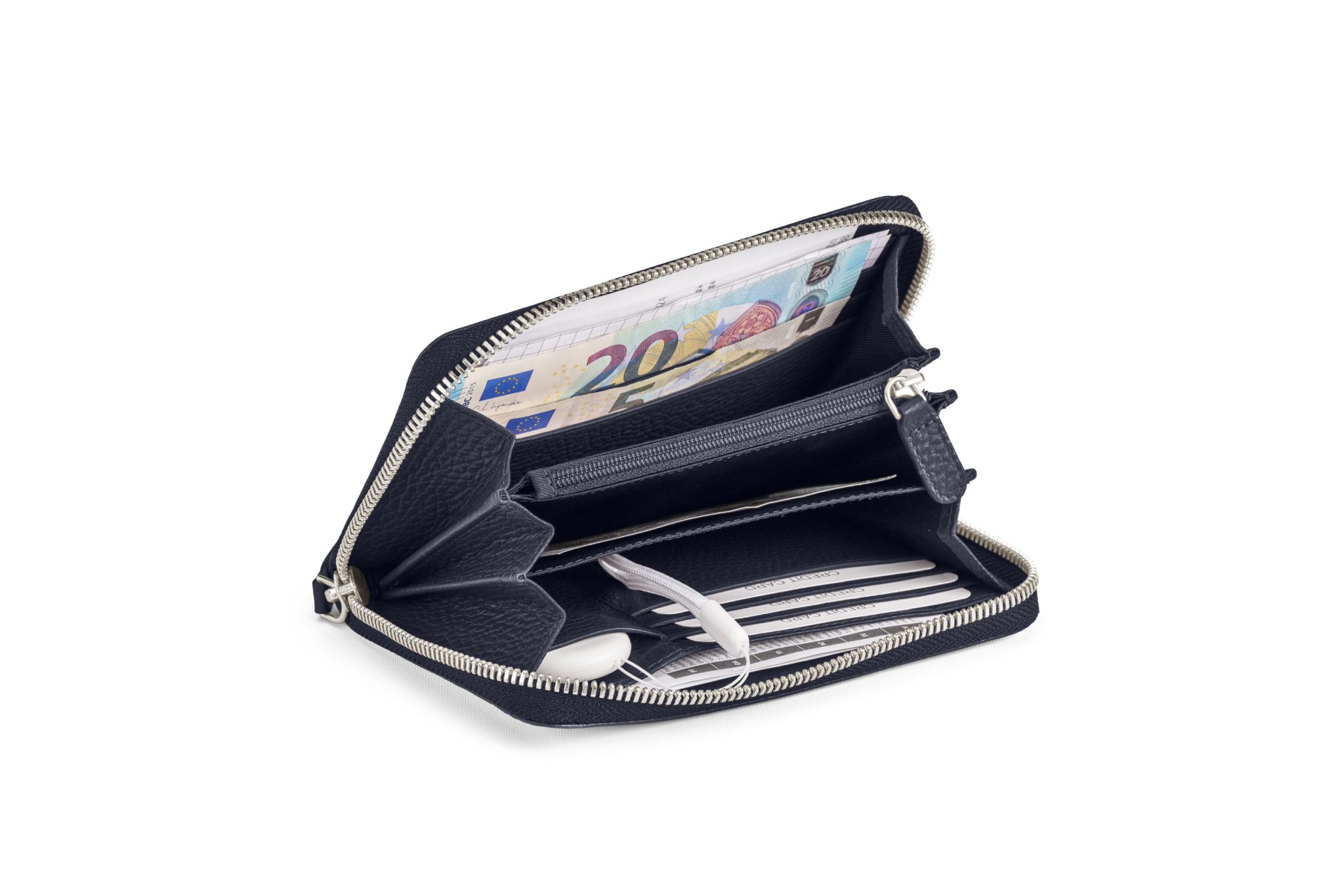 KEINESCHWESTER JELKE Nachtblau Genarbt Silber D